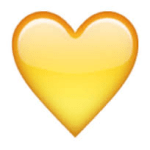yellow heart