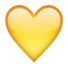 yellow heart