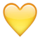 yellow heart