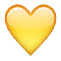 yellow heart